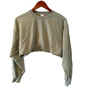TNA Aritzia Crop Long sleeves Tee Size Medium